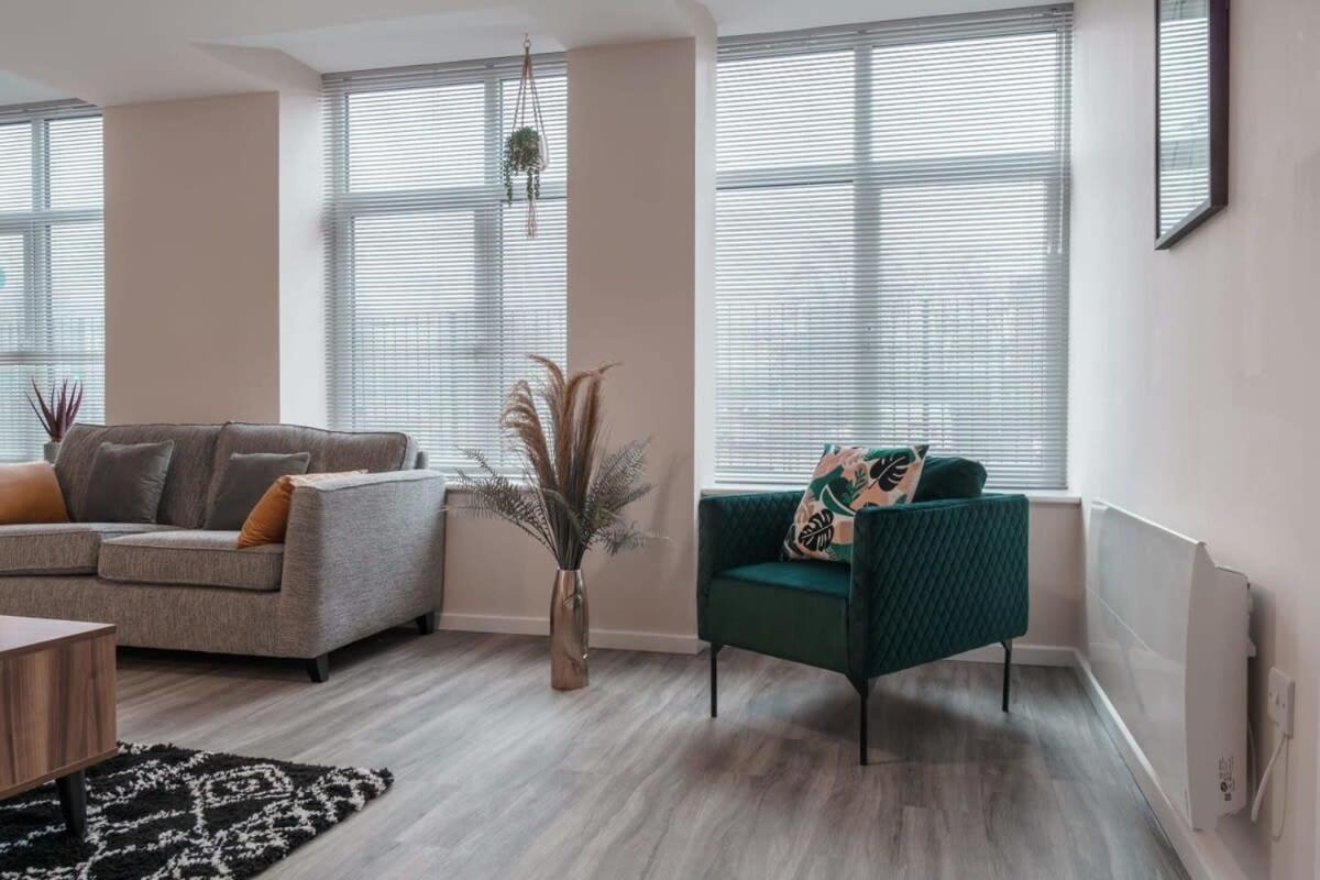Contemporary 2 Bed Manchester Apartment - Sleeps 4 Ngoại thất bức ảnh